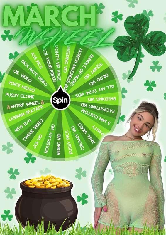 MARCH MADNESS WHEEL SPIN 🍀🤞🏻 back again, with MORE lucky tre..