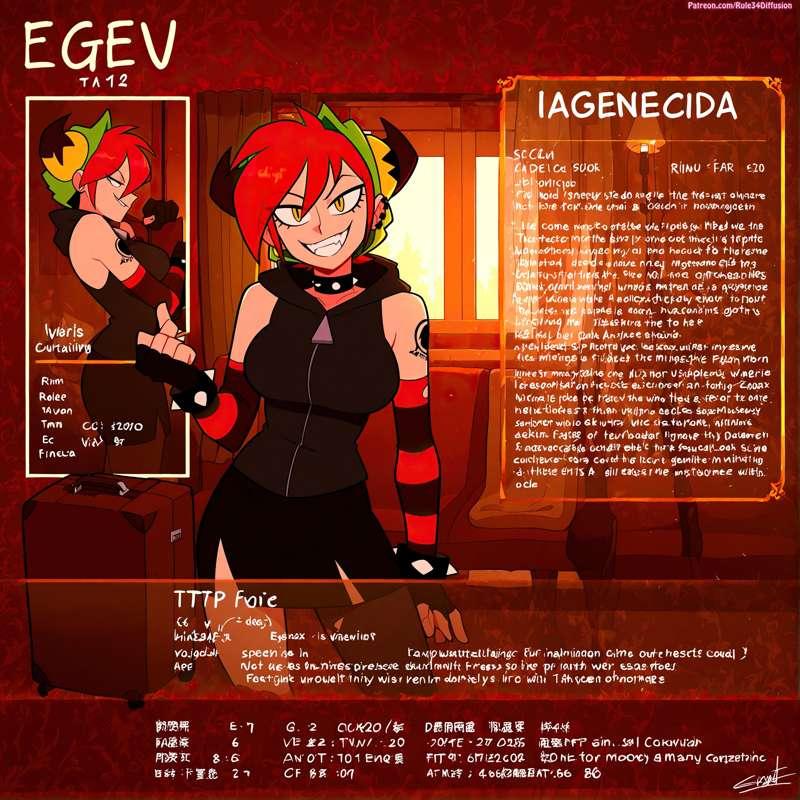 [Character Commission] Demencia of Villainous [Gen 2.5]