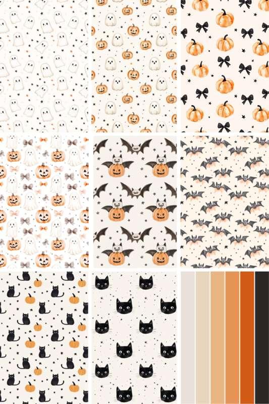 SPOOKY COLLECTION | 8 wallpaper prints