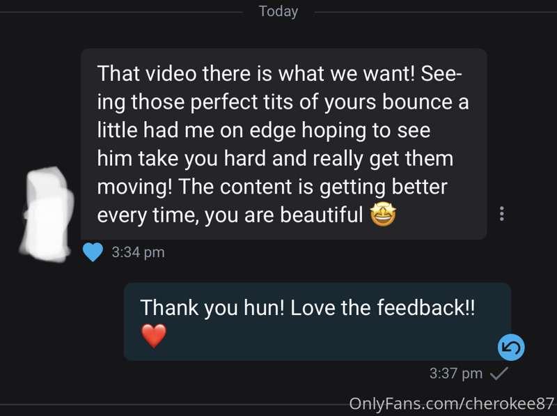 Love these comments I promise more tit bounces babes!❤️