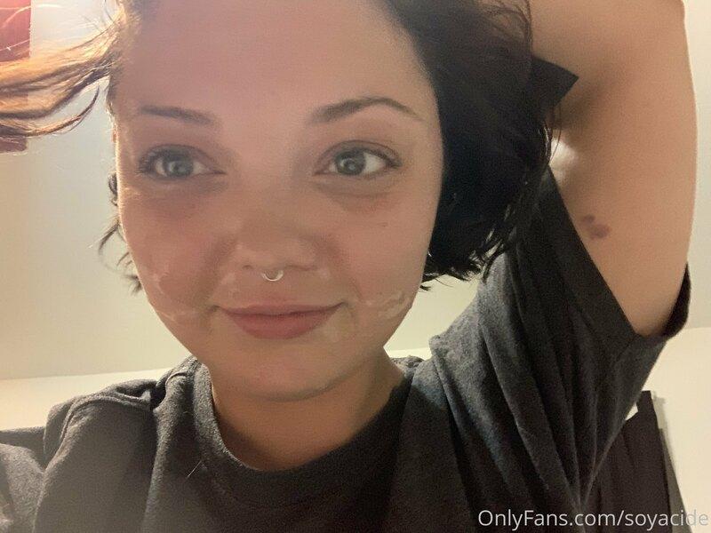 I don’t know how to model semen on my face yet. Forgive me....