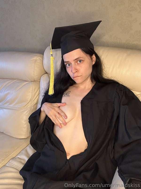 The perfect graduate 😉 Taking this cap and gown to the next ..