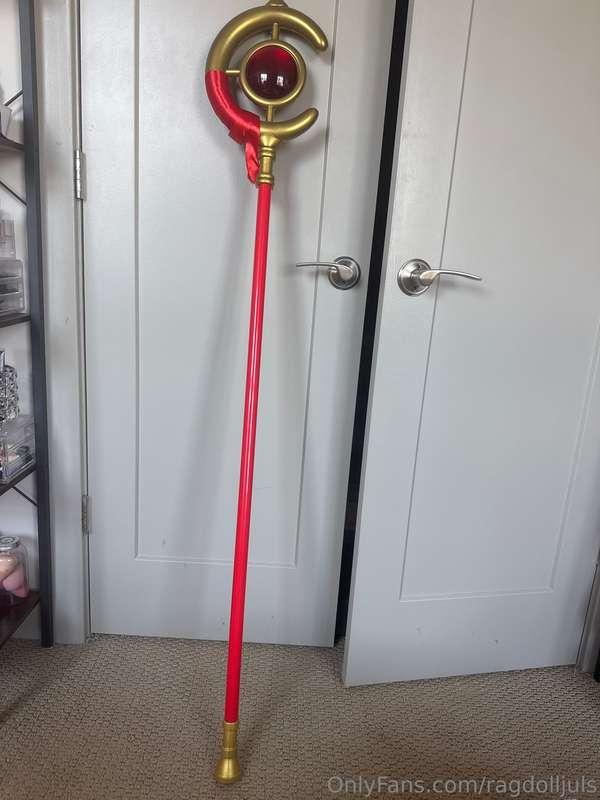 my Frieren staff was finally delivered so im gonna redo my c..