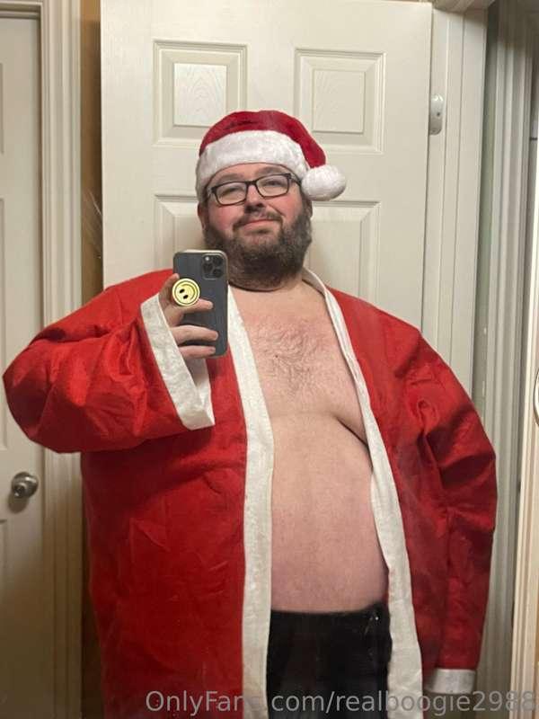 Sit on my lap and tell me what you want for Christmas