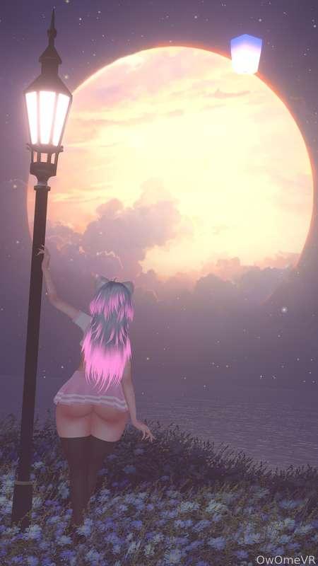 The moon!~❤️

All my stuffs: https://linktr.ee/OwOmeVR

#hentai #anime #vtuber #lewdtuber 
#ass #lewd #nsfw #nude #fyp #abs #free