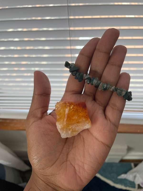 Might be a hater here lol so dropping my citrine and fluorit..