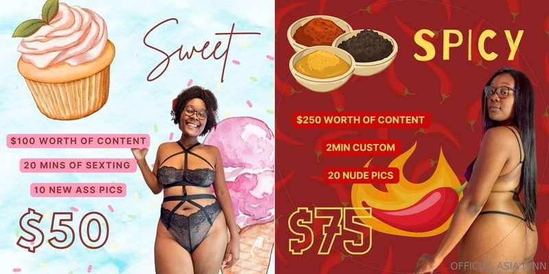 are you sweet? 🧁 or spicy? 🌶️ tip one of my specials and mak..