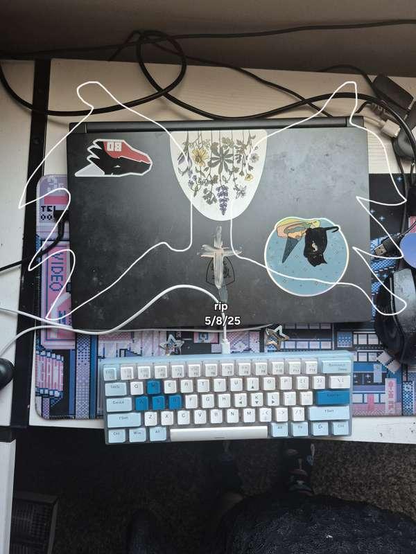 My computer has officially passed away. For the first time i..