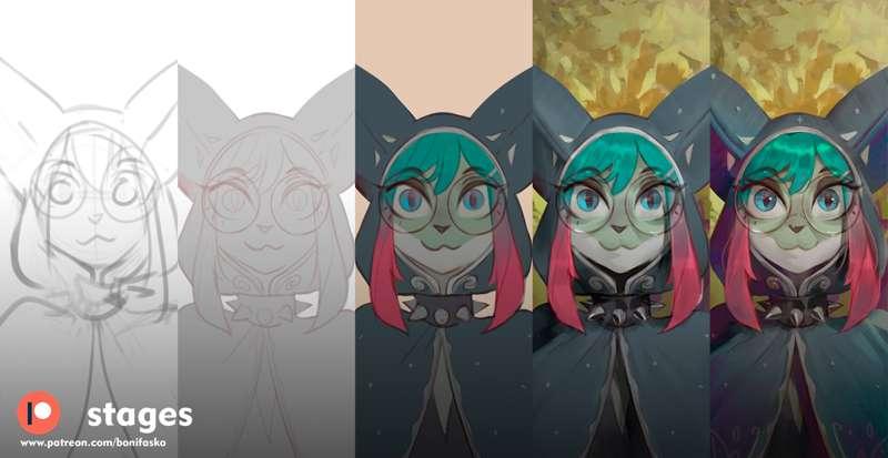Iriska's Hood | stages