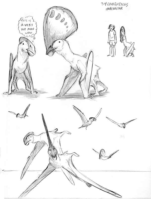 Extinct Creatures-- Tupandactylus imperator