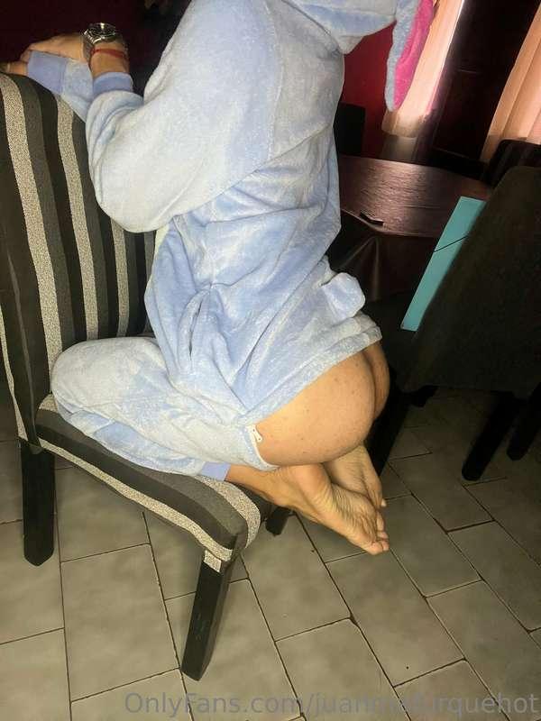 I love doing it on the chair