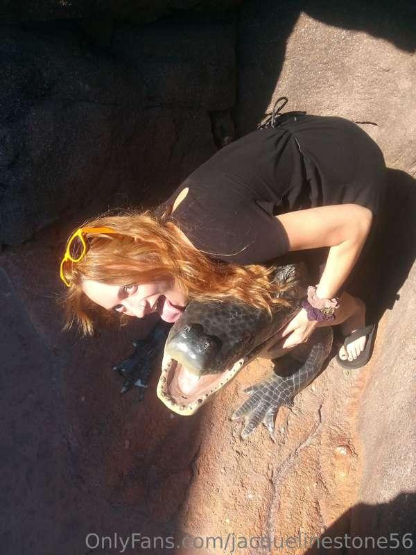 Being appropriate at the aquarium! Lol. Yes I'm licking the ..