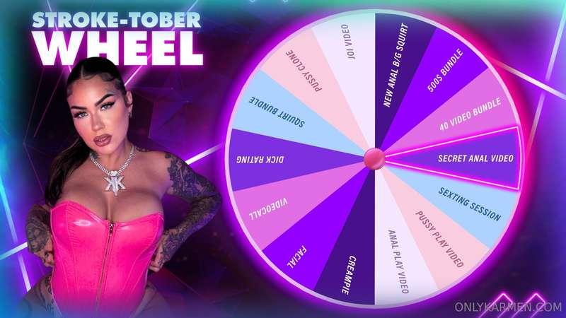 STROKE-TOBER WHEEL✊💦 ㅤ🍻 1 spin - $10 🥘 3 spins - $25 🍻 6 spi..