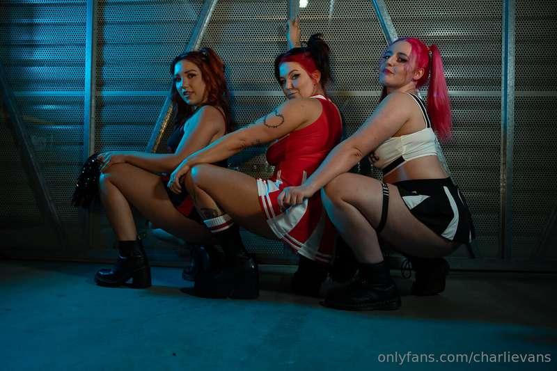 our sexy **CHEERLEADER COLLAB** is out now 📣