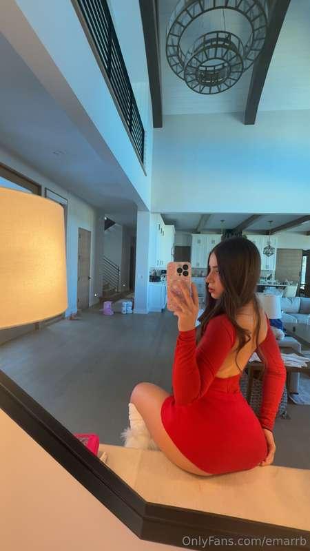whenever i'm wearing red it's probably because i'm turned on..