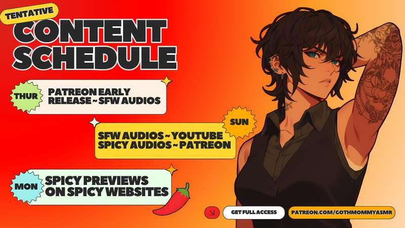 (Tentative) Content Schedule