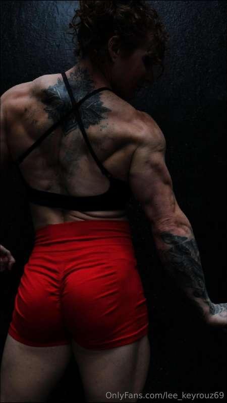 Would you like to train with me and feel my muscles as they ..