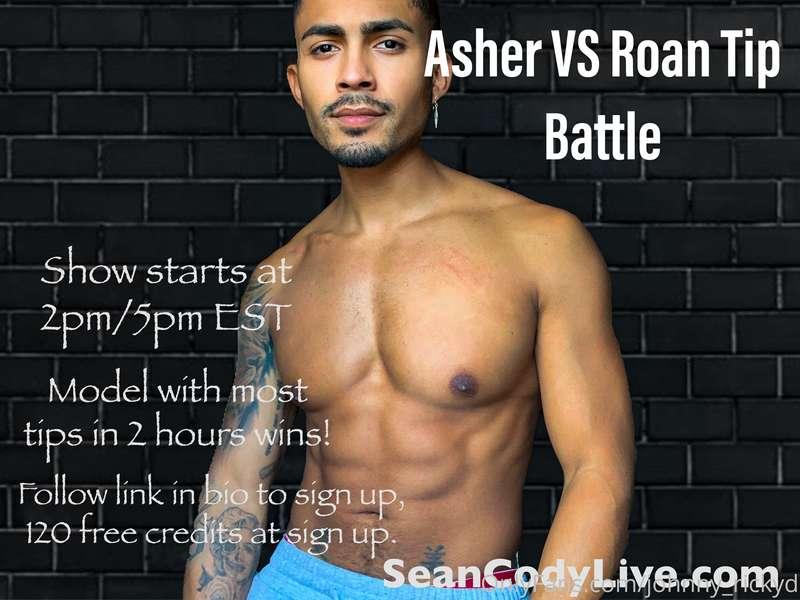 Please Help Asher beat BelAmi Model Roan in a live tip battl..