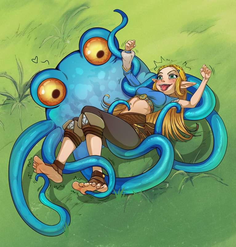Princess Zelda Tentacle Tickling