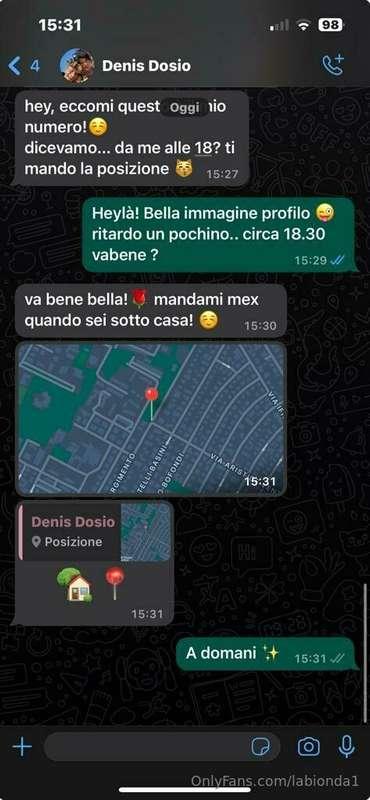 ***Io e Denis avevamo un appuntamento... come sarà finita?**..