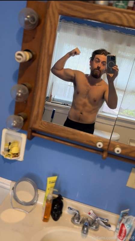 Having some fun flexing for you ;)