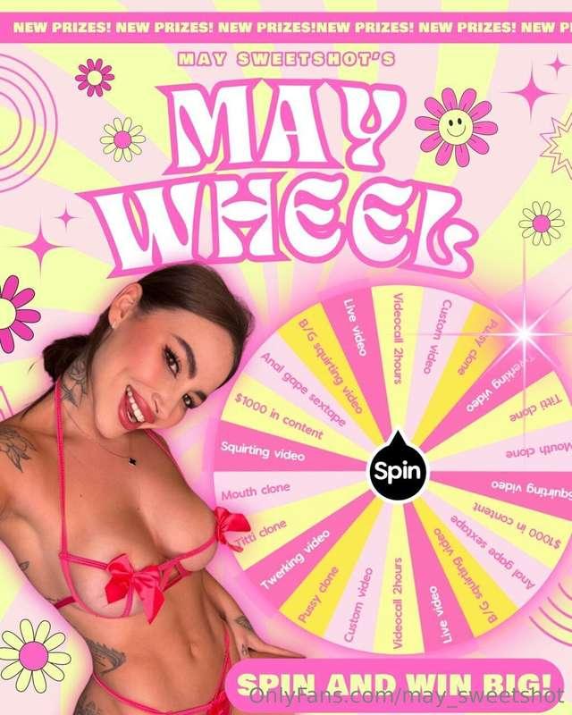 May Mischief WheelLet the heat rise with my May Madness Spin..