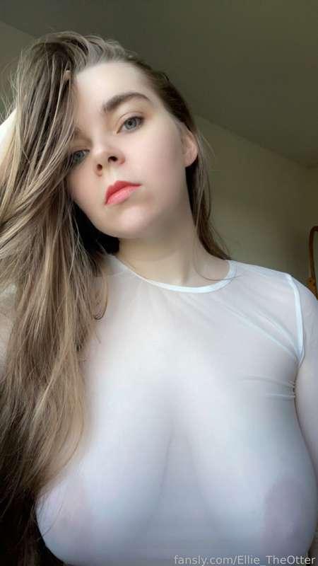 If you saw me wearing this in public would you be able to restrain yourself🤭

#paleskin #sheer #seethrough #bigboobs #longhair #girlnextdoor #allnatural #hotbody