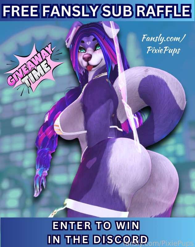 ❤️ FREE SUB ALERT ❤️

Thanks to everyone for 6000 followers on Fansly! 

To celebrate, I'm giving away TWO FREE Subs (Bad Bunny Tier, One Month)!

Winner will be announced Thurs, Oct 3rd!

HOW TO ENTER: Join the discord &amp; Enter in the NSFW announcements section 
➡️ https://discord.com/invite/CZbRCkfty7

~~~~~~~~~
#free #vtuber #giveaway #furrygirl #hentai #yiff #softcore #puppy #pup #ass #tail #cute #nsfw #furry 