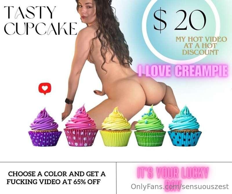 ### TASTE  CUPCAKE  🧁🤤
___Just long videos for your delight_..