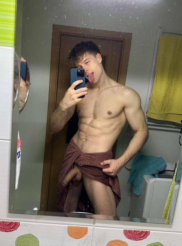 I was thinking about you so I made few selfies to make you h..