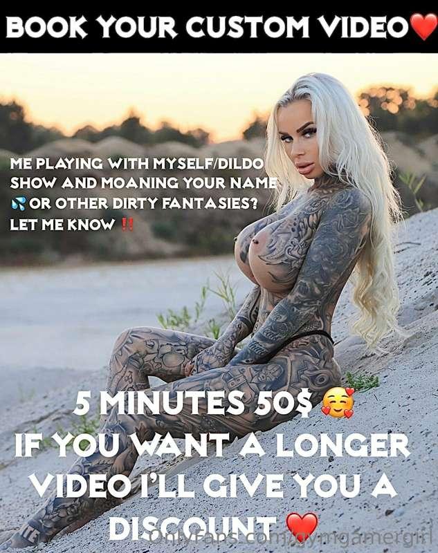 Don’t hesitate and send me a message 😈❤️