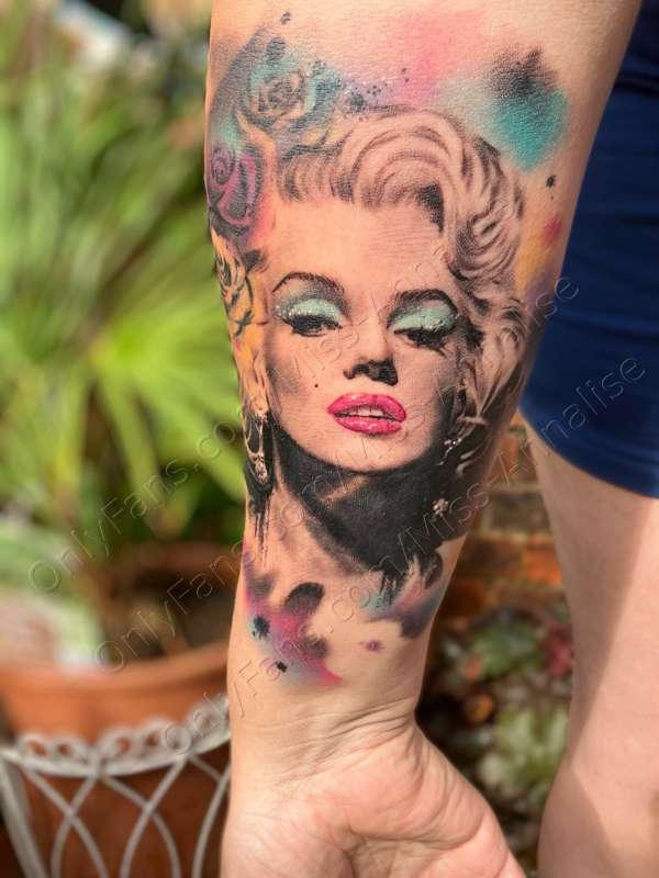 My second Marilyn portrait was done yesterday 🥰