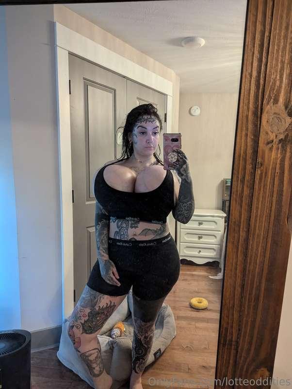 Does this bra look like it's covering less than it used to? ..