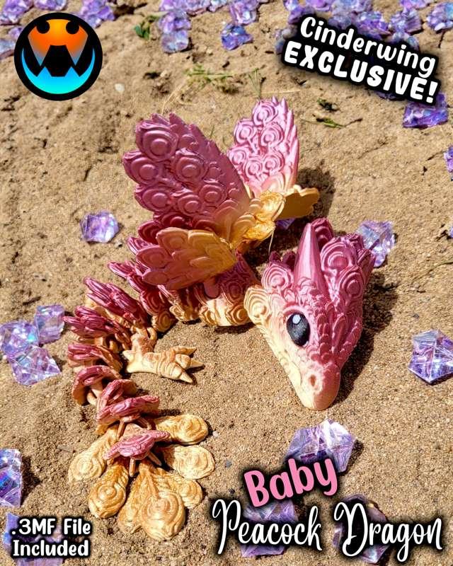 Baby Peacock Dragon - Exclusive!