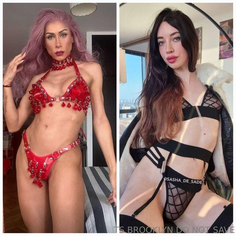 🇬🇧 London's hottest trans girls Maria & Sasha_de_Sade are ma..