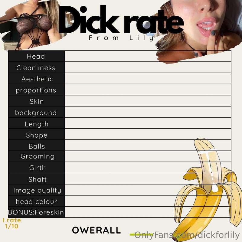 Hello my love, I updated the dick rating for you and am wait..