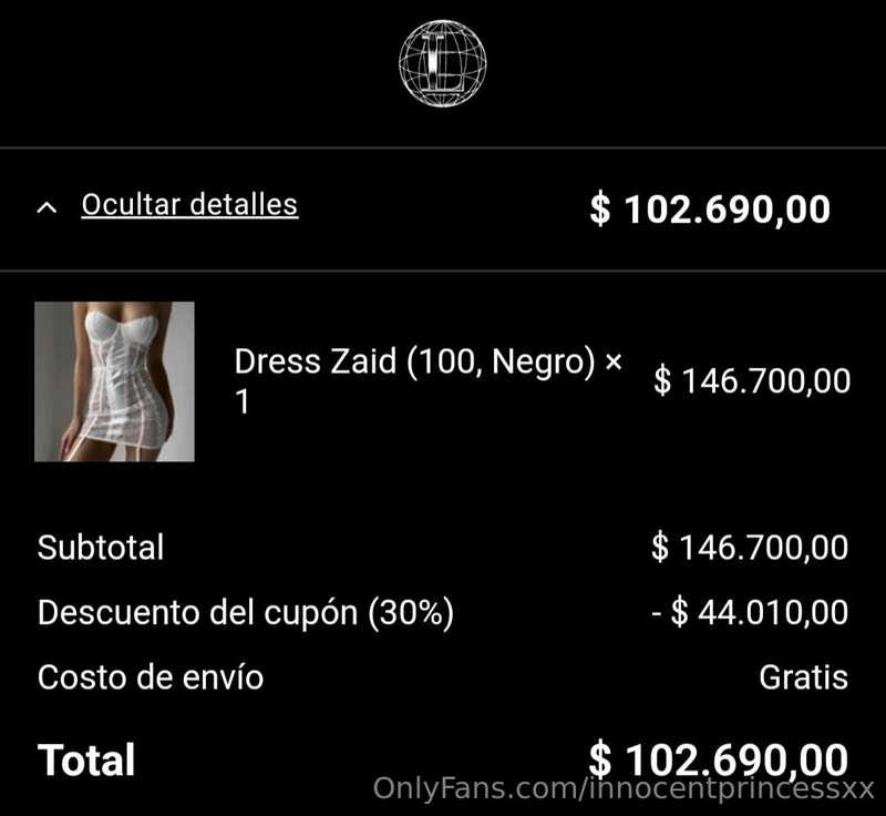 Recuerdas que tengo este vestido en blanco? Ha salido a la p..