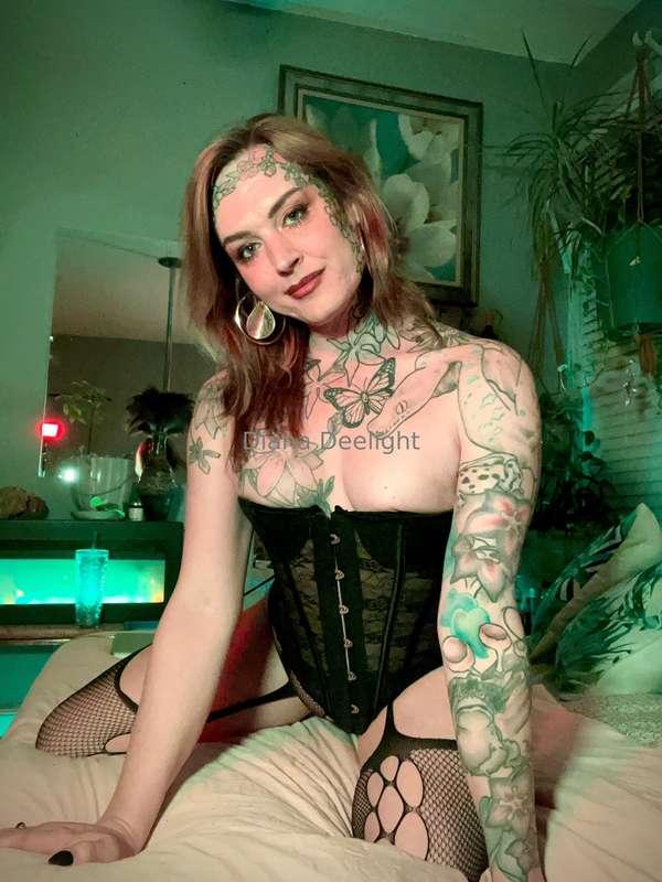 Innocent, hopeless romantic…ancient in a black corset.