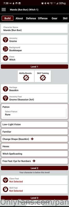 I asked my husband to create ME as a PATHFINDER 2e Character..