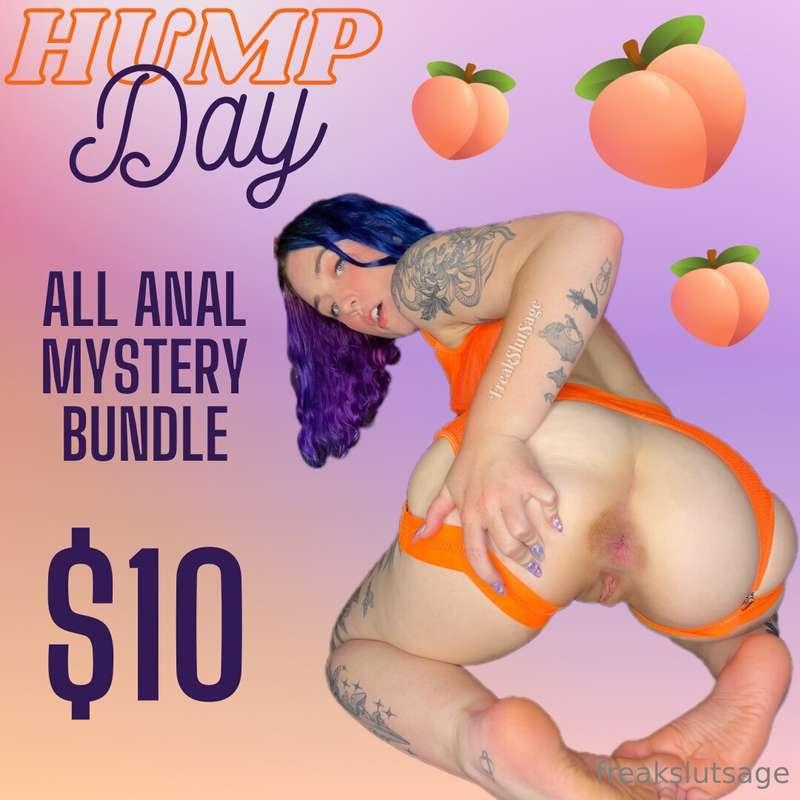 ITS HUMP DAY! 🍑🧡tip $10 to get a ALL ANAL MYSTERY BUNDLE! 😈 ..