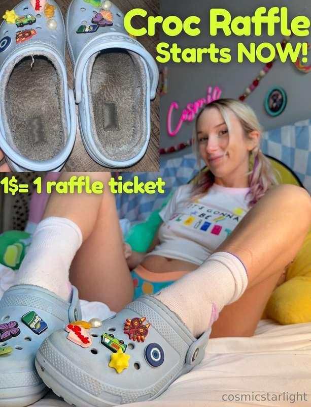 🐊 STINKY CROCS RAFFLE 🐊 The time has finally come… after 2 y..
