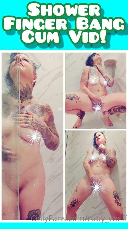 ## 🚿FINGER BANG IN THE SHOWER! CUM VID!
Making myself cum wi..