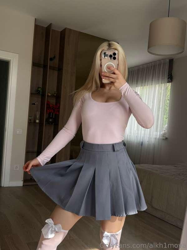 I look at myself in the mirror in this outfit and feel like ..