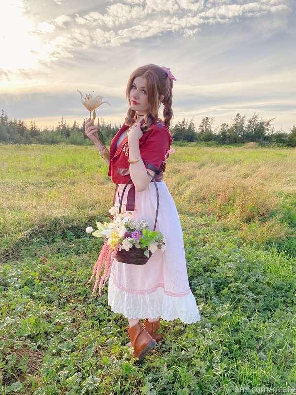 Some Aerith BTS shots from today's shoot! :)