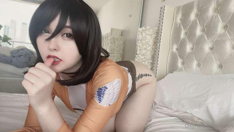 🍑 ***Ass Out***  🍑 in this sexy little cosplay. Booty in the..