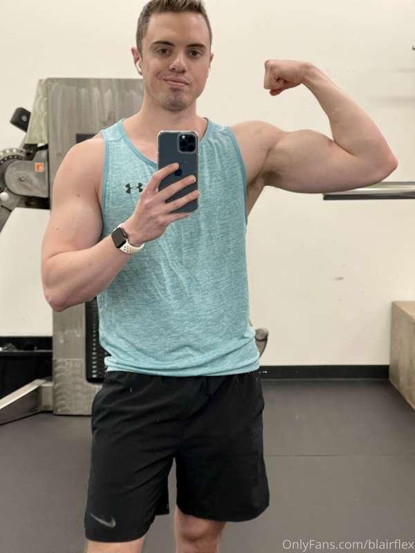 First arm day on a new workout routine!