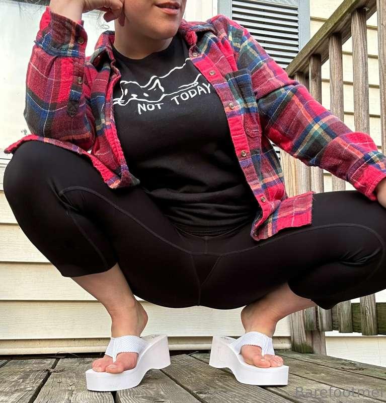 Remember when these platform flip flops were all the rage in..