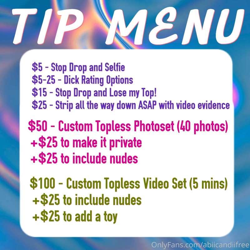 Send me a tip for some rewards!