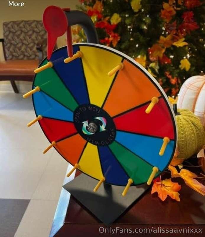 I bought this spin the wheel game to make my live shows more..
