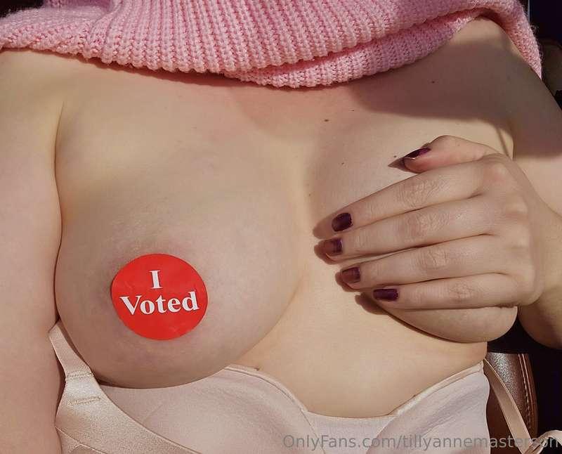 Voted early to avoid the lines.And this is how you're suppos..